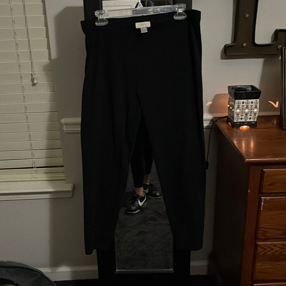 Loft black leggings  xl